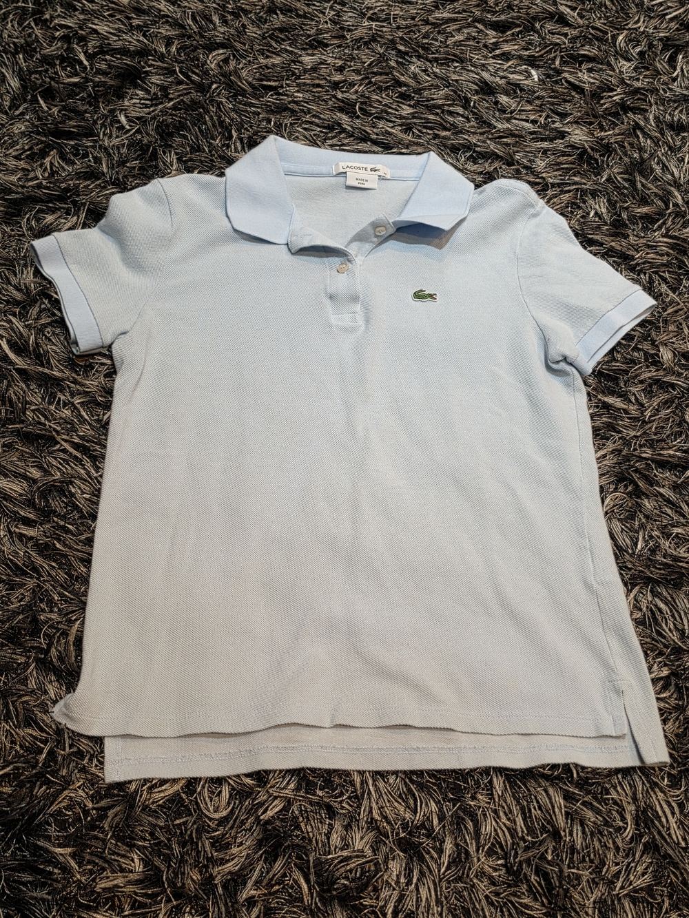 Lacoste Pale Blue Short Sleeve Polo